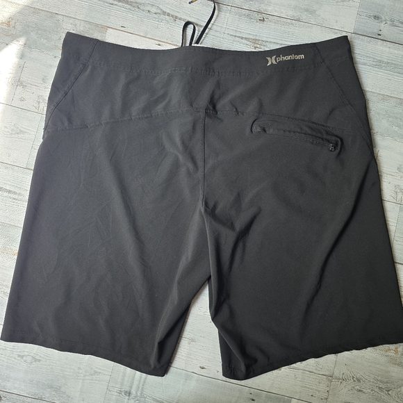 Hurley Phantom Drawstring Board Swim Surf Shorts Black Mens 44 - Picture 7 of 10
